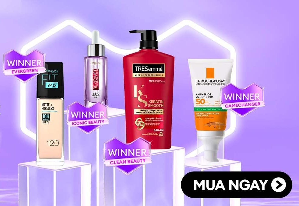 Lazada công bố 10 sản phẩm đạt giải Lazbeauty Awards 2023