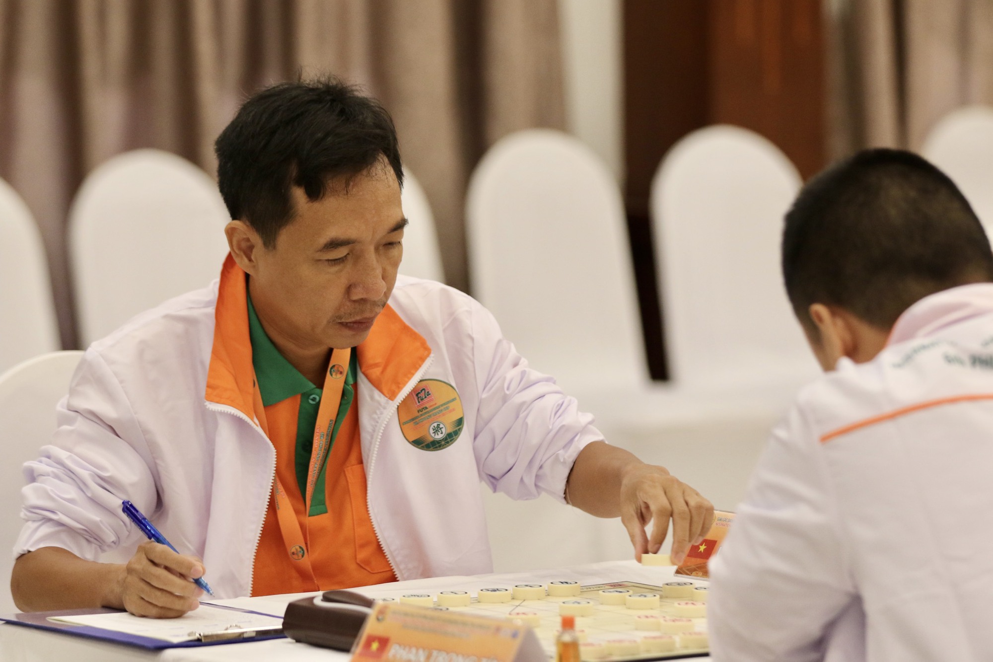 Tưởng Xuy&ecirc;n t&aacute;i đấu U&ocirc;ng Dương Bắc ở b&aacute;n kết C&uacute;p Phương Trang 2023 - Ảnh 6.