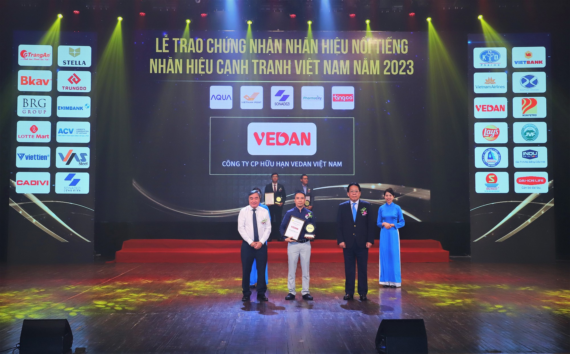 Vedan được vinh danh "Top 10 nhãn hiệu nổi tiếng Việt Nam" năm 2023