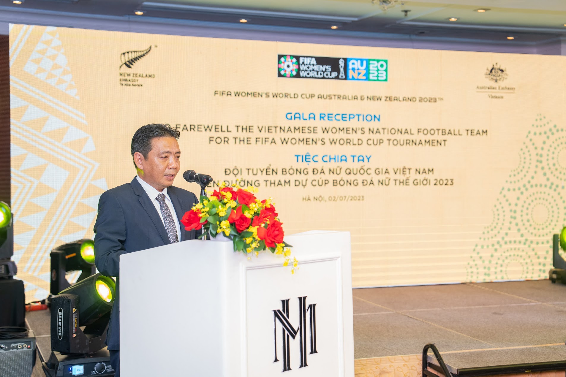 Tiệc chia tay tiễn đội tuyển bóng đá nữ Việt Nam dự World Cup 2023 - Ảnh 5.