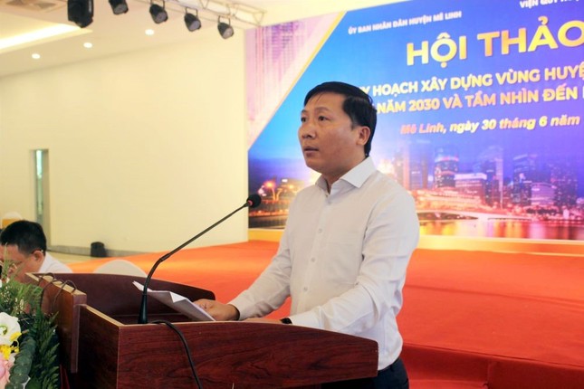 Mê Linh sẽ lên quận hoặc thành phố, rộng cửa đón đại bàng về đầu tư - Ảnh 3.