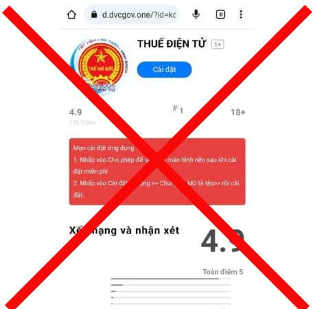 Bẫy lừa hàng trăm triệu đồng khi kê khai miễn giảm thuế qua mạng