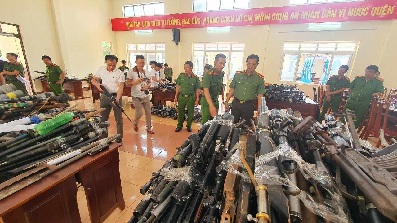 Đắk Lắk: Thu hồi 1.278 khẩu súng các loại