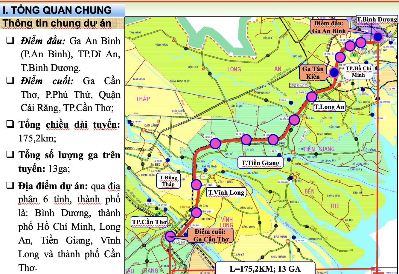 Tuyến đường sắt TP HCM - Cần Thơ sẽ hoàn thành trước năm 2035