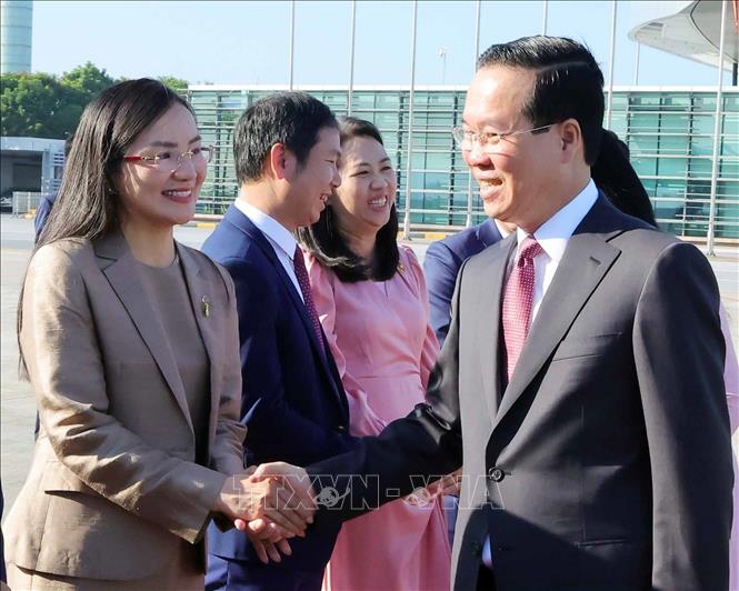 Chủ tịch nước V&otilde; Văn Thưởng v&agrave; Phu nh&acirc;n l&ecirc;n đường c&ocirc;ng du ch&acirc;u &Acirc;u - Ảnh 3.