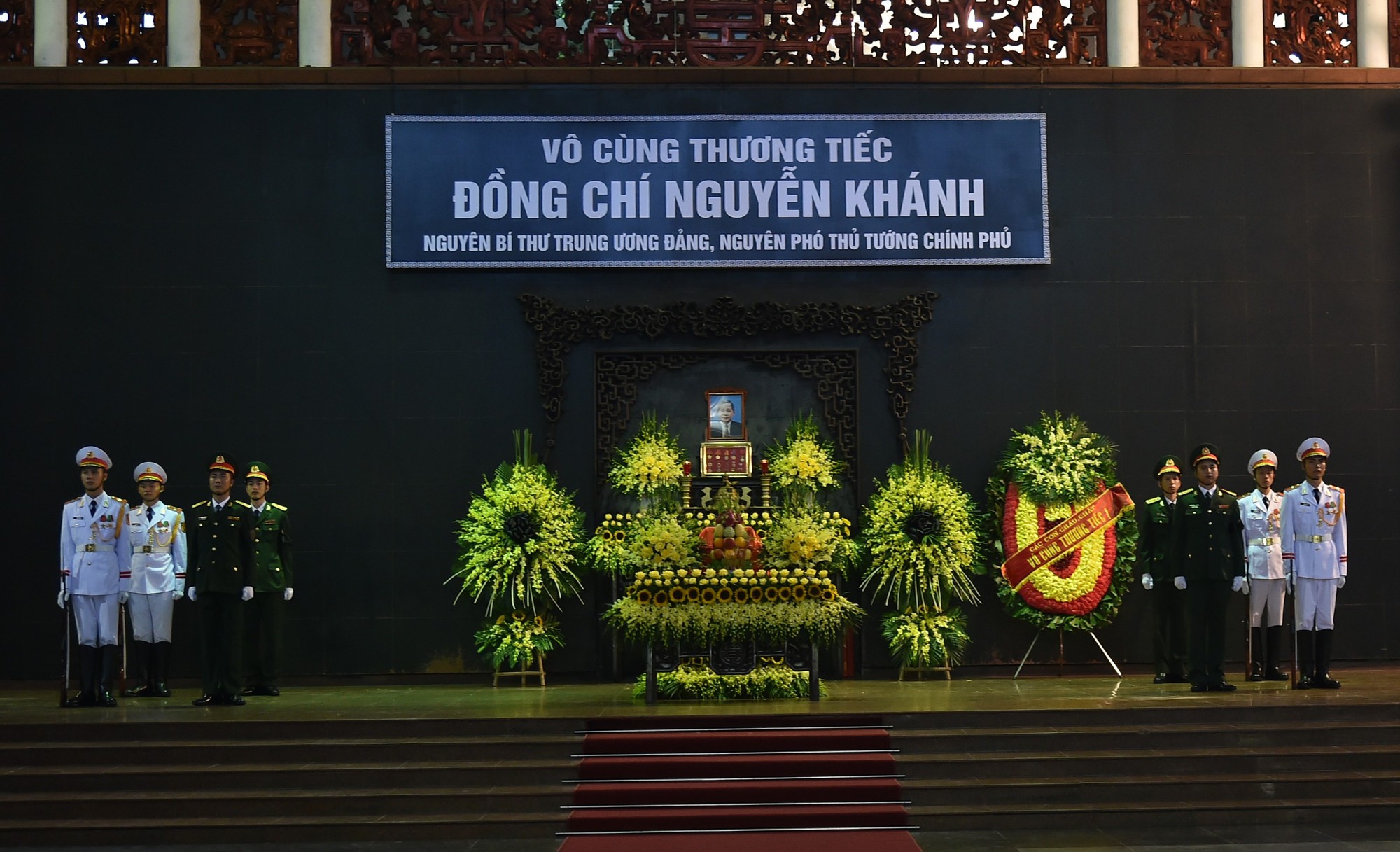 Tổ chức trọng thể lễ tang nguyên Phó Thủ tướng Nguyễn Khánh