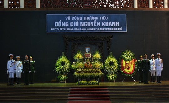 Tổ chức trọng thể lễ tang nguy&ecirc;n Ph&oacute; Thủ tướng Nguyễn Kh&aacute;nh - Ảnh 15.