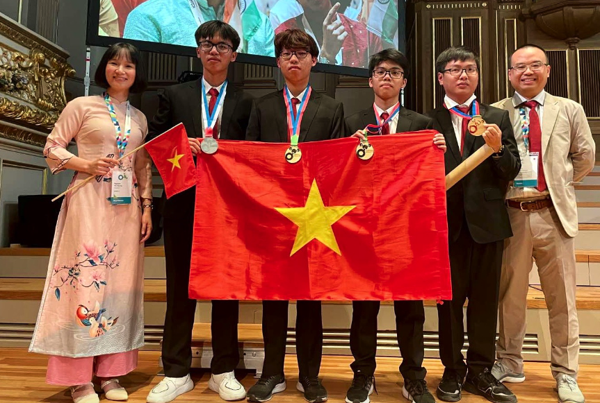 Việt Nam xuất sắc giành 3 huy chương vàng, 1 huy chương bạc Olympic Hóa học Quốc tế
