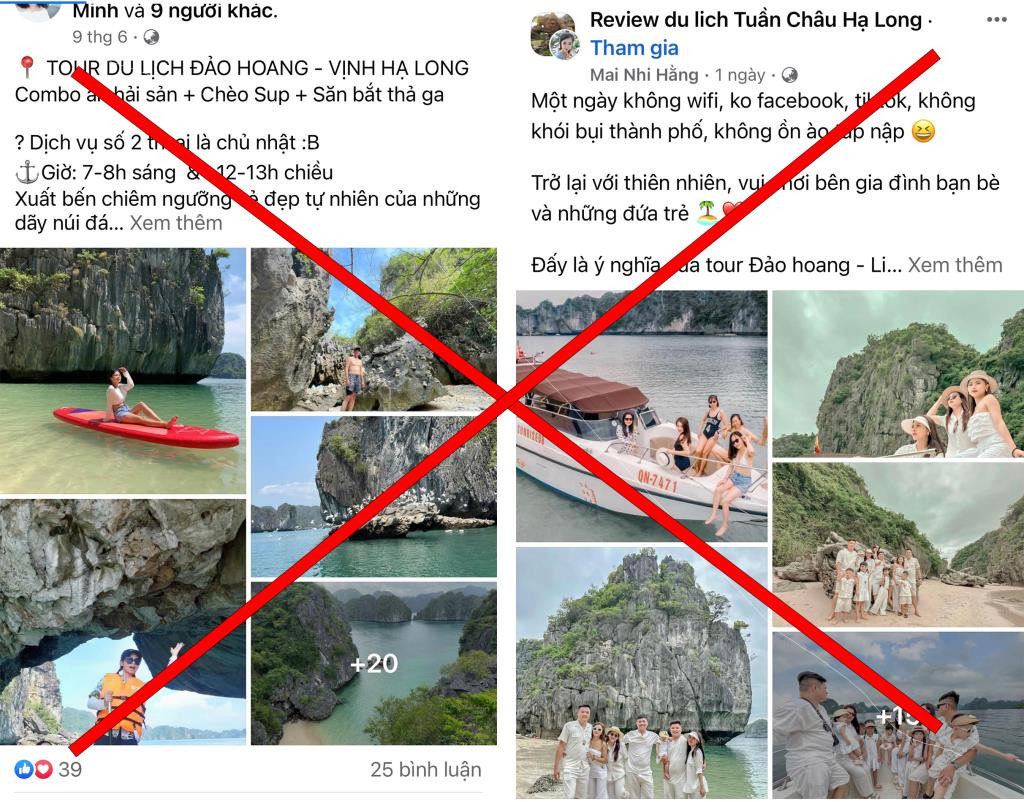 Xuất hiện tour du lịch tự phát tới các "đảo hoang" trên Vịnh Hạ Long