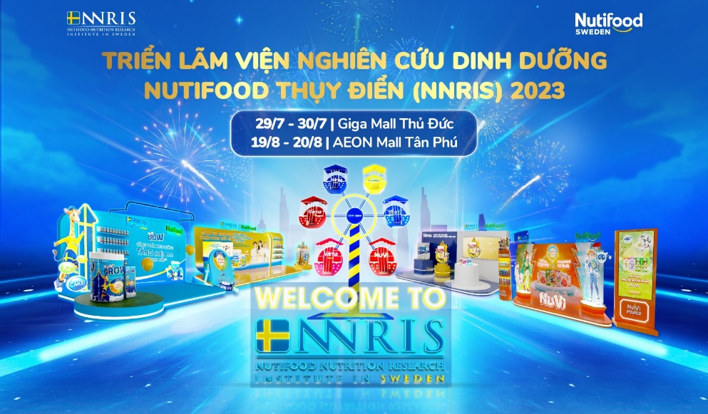 Triển lãm Viện Nghiên cứu Dinh dưỡng Nutifood Thụy Điển “tái xuất” tại TP HCM