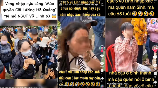 Tràn lan clip gọi hồn cố NSƯT Vũ Linh