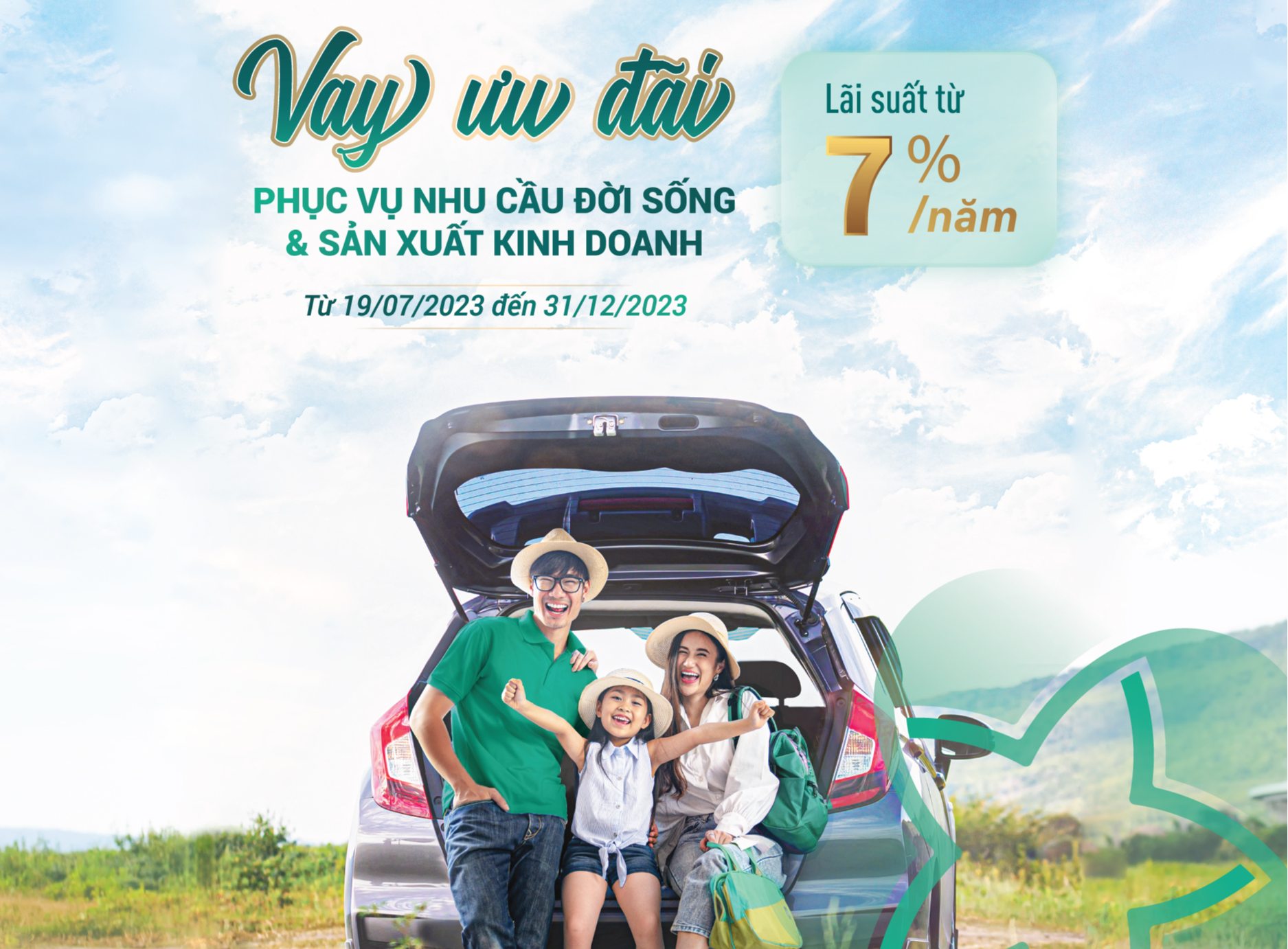 Vay vốn lãi suất hấp dẫn chỉ từ 7%/năm tại BIDV dành cho cá nhân