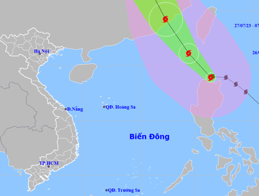 B&atilde;o số 2 giật cấp 17 v&agrave;o biển Đ&ocirc;ng, s&oacute;ng biển cao 8-10 m, biển động dữ dội - Ảnh 1.