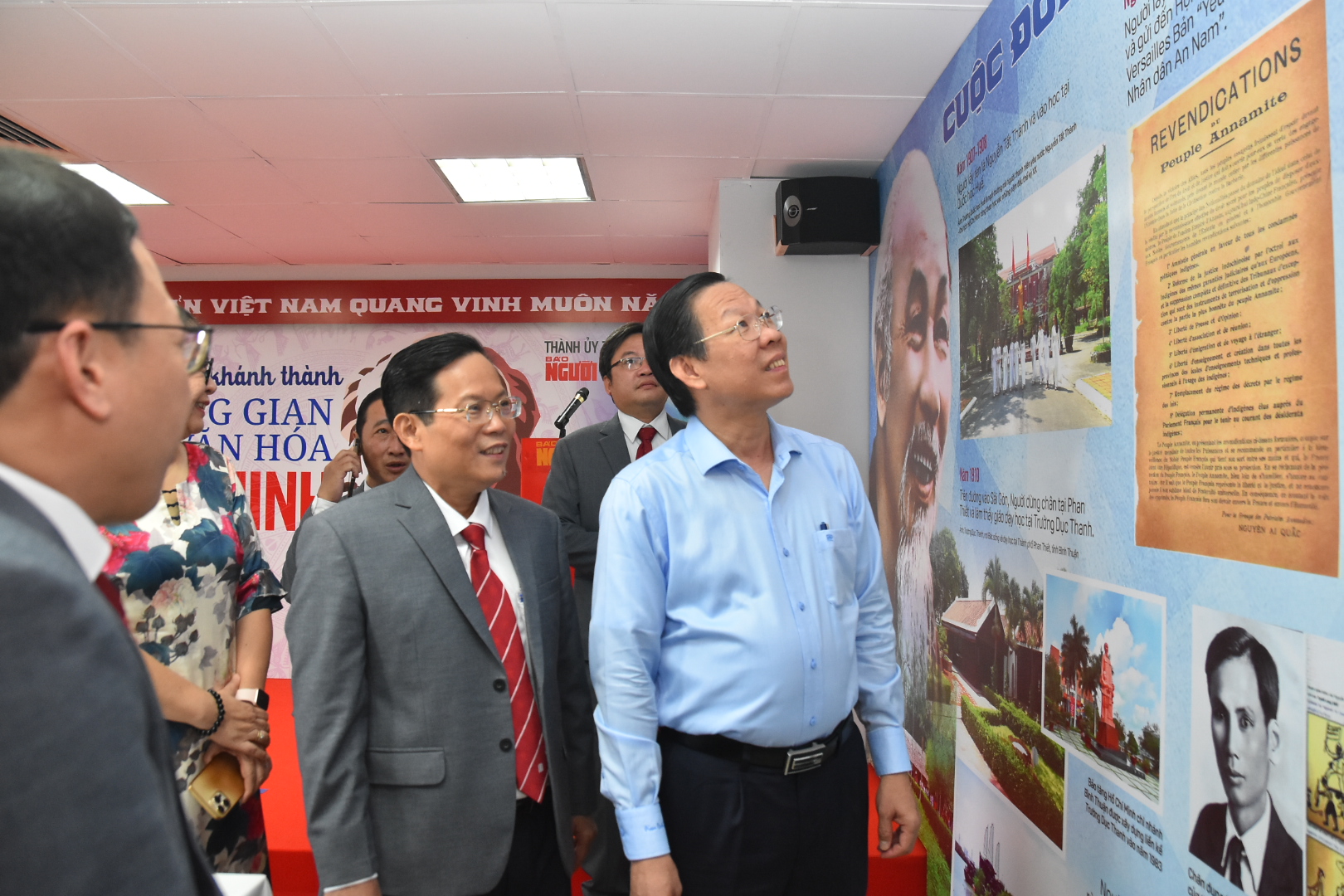 Báo Người Lao Động khánh thành Không gian Văn hóa Hồ Chí Minh: Hun đúc, nuôi dưởng tinh thần ái quốc - Ảnh 3.