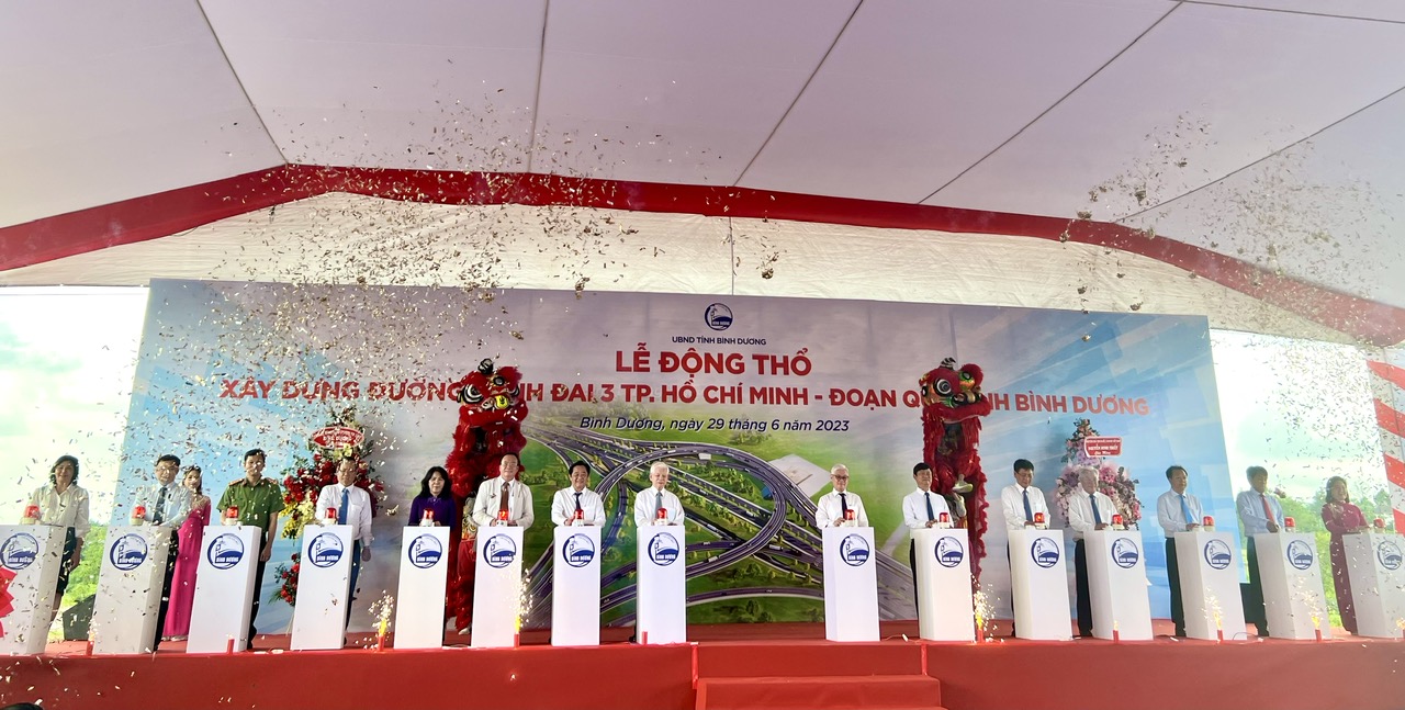 Kế hoạch khởi công 3 gói thầu còn lại của Vành đai 3 ở Bình Dương - Ảnh 1.