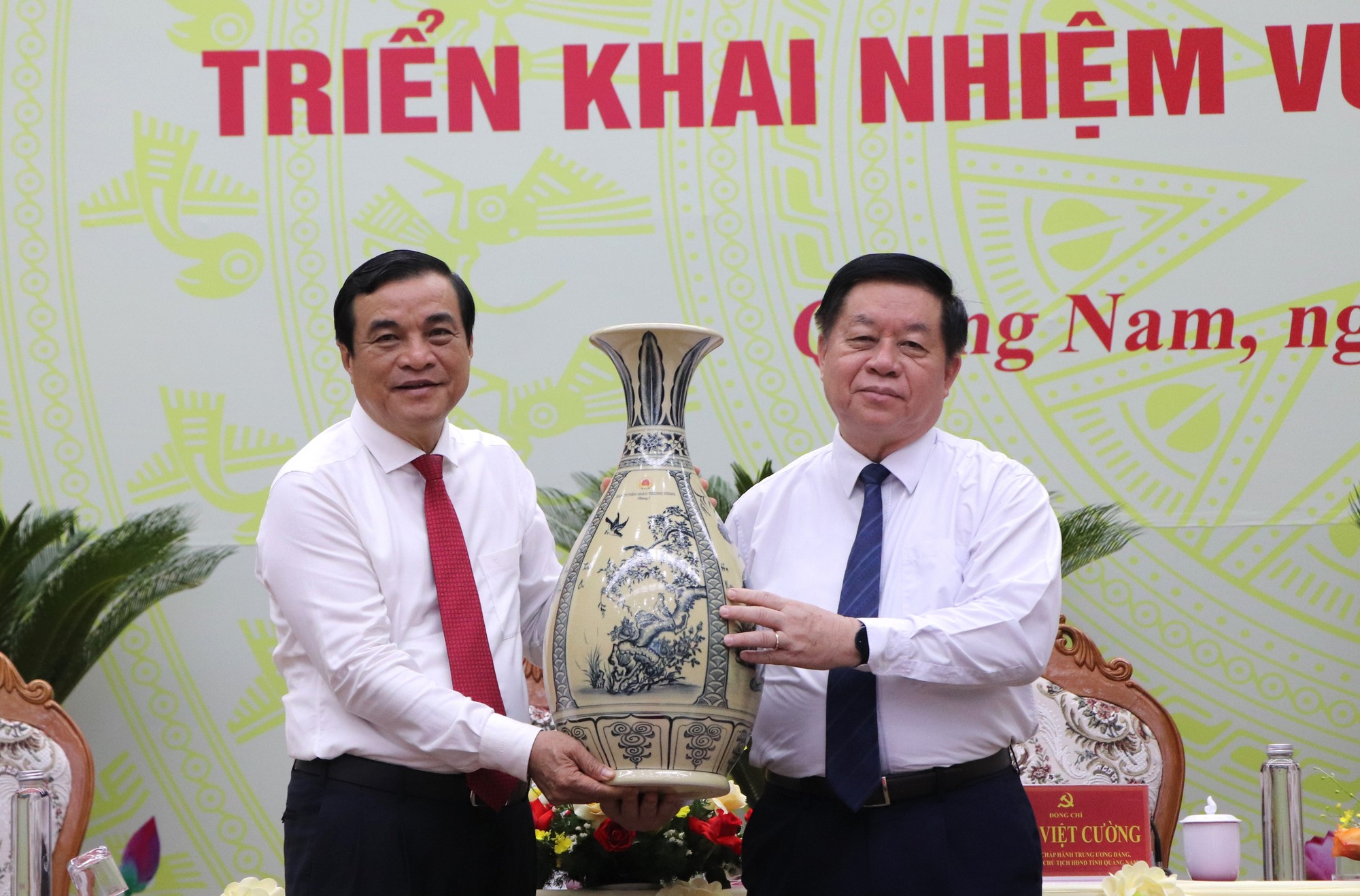 Trưởng Ban Tuyên giáo Trung ương chủ trì hội nghị quan trọng tại Quảng Nam