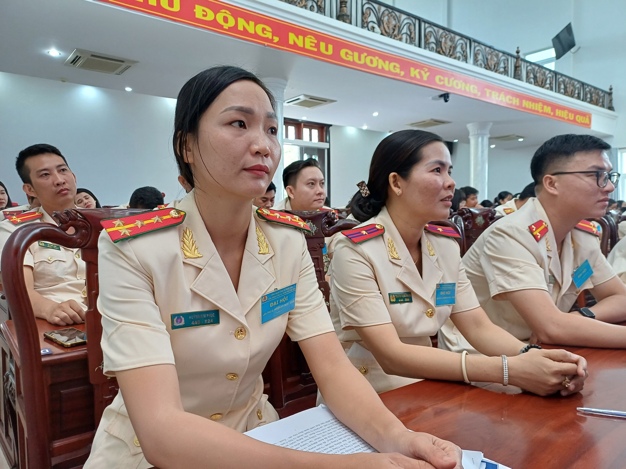 Thượng tá Huỳnh Thị Lê làm Chủ tịch Công đoàn công an TP Cần Thơ