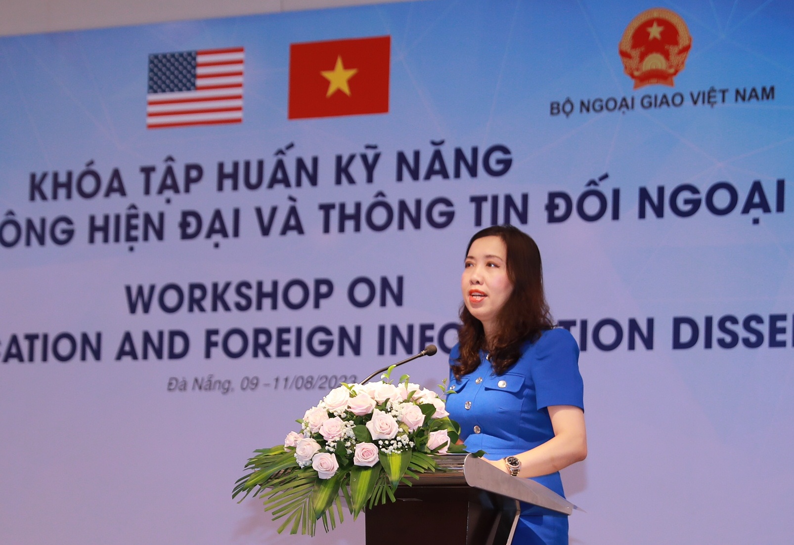 Việt - Mỹ phối hợp tập huấn kỹ năng truyền th&ocirc;ng, đối ngoại - Ảnh 3.