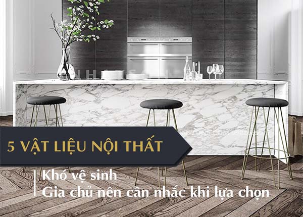 Những loại bề mặt vật liệu nội thất khó vệ sinh - Ảnh 1.