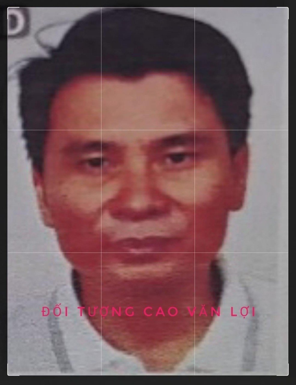 Công an Bình Dương truy tìm đối tượng Cao Văn Lợi liên quan vụ án mua bán người