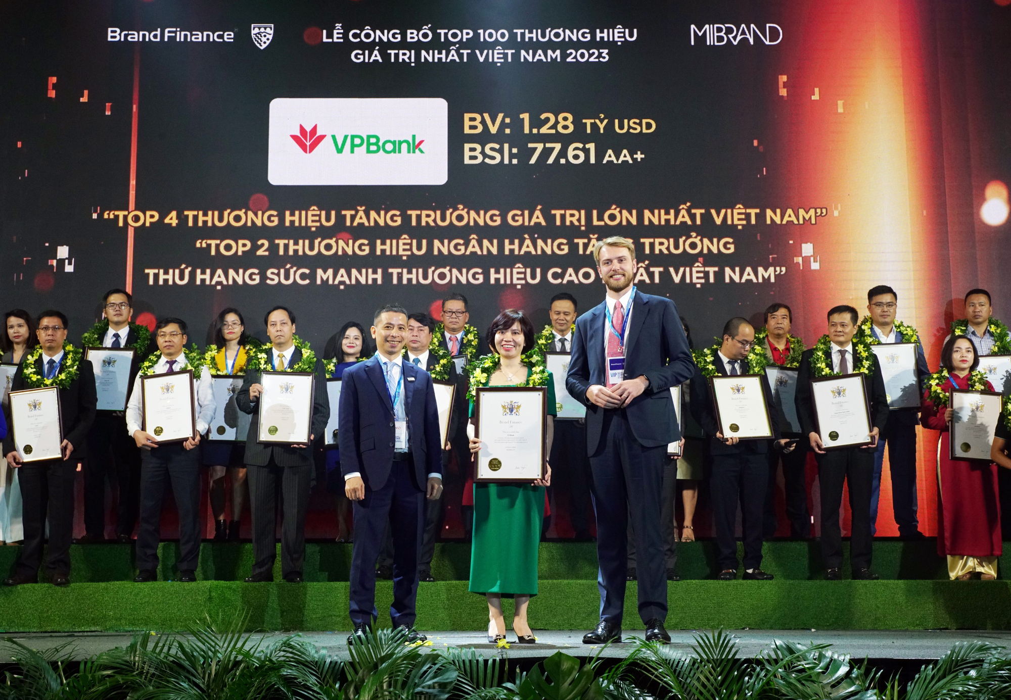 Giá trị thương hiệu tăng đột biến, VPBank xếp thứ 173 trong bảng xếp hạng thương hiệu các ngân hàng toàn cầu