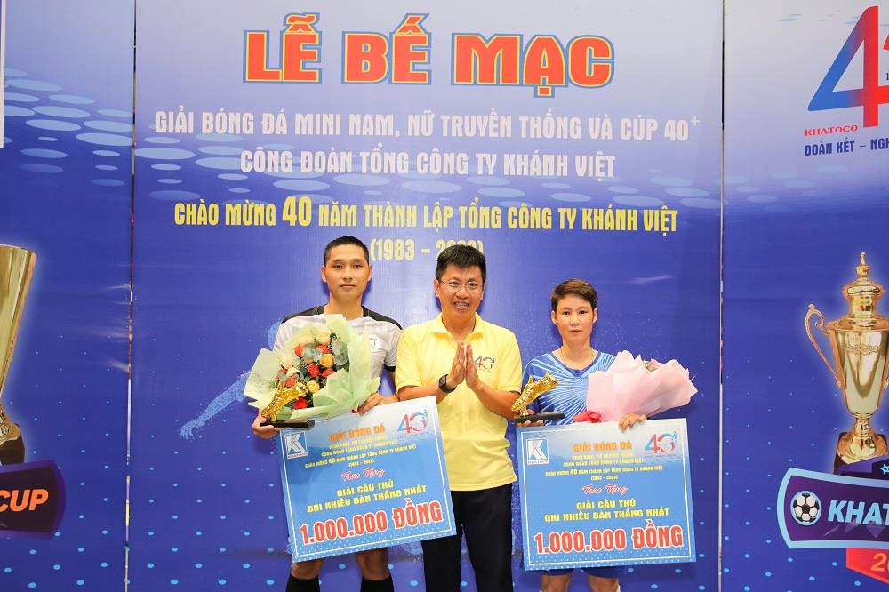Bế mạc Giải bóng đá mini nam nữ truyền thống và Cup 40+ Khatoco - Ảnh 9.
