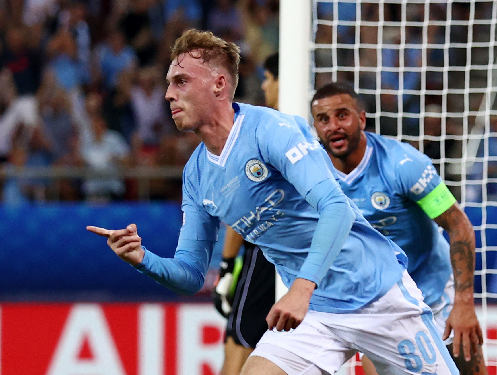 Ngược d&ograve;ng thắng tr&ecirc;n chấm lu&acirc;n lưu, Man City lần đầu đoạt Si&ecirc;u c&uacute;p ch&acirc;u &Acirc;u - Ảnh 6.