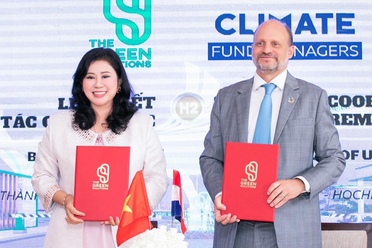 The Green Solutions ký kết văn bản ghi nhớ với Climate Fund Managers - Ảnh 1. The Green Solutions ký kết văn bản ghi nhớ với Climate Fund Managers - Ảnh 1.