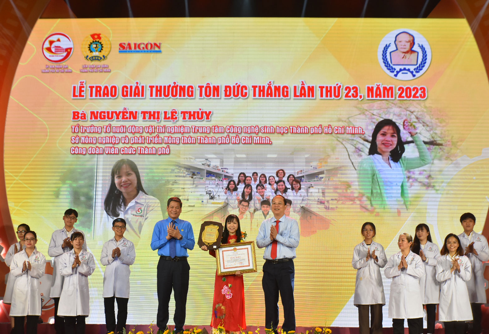 GIẢI THƯỞNG TÔN ĐỨC THẮNG 2023: Tôn vinh 11 điển hình sáng tạo - Ảnh 4.