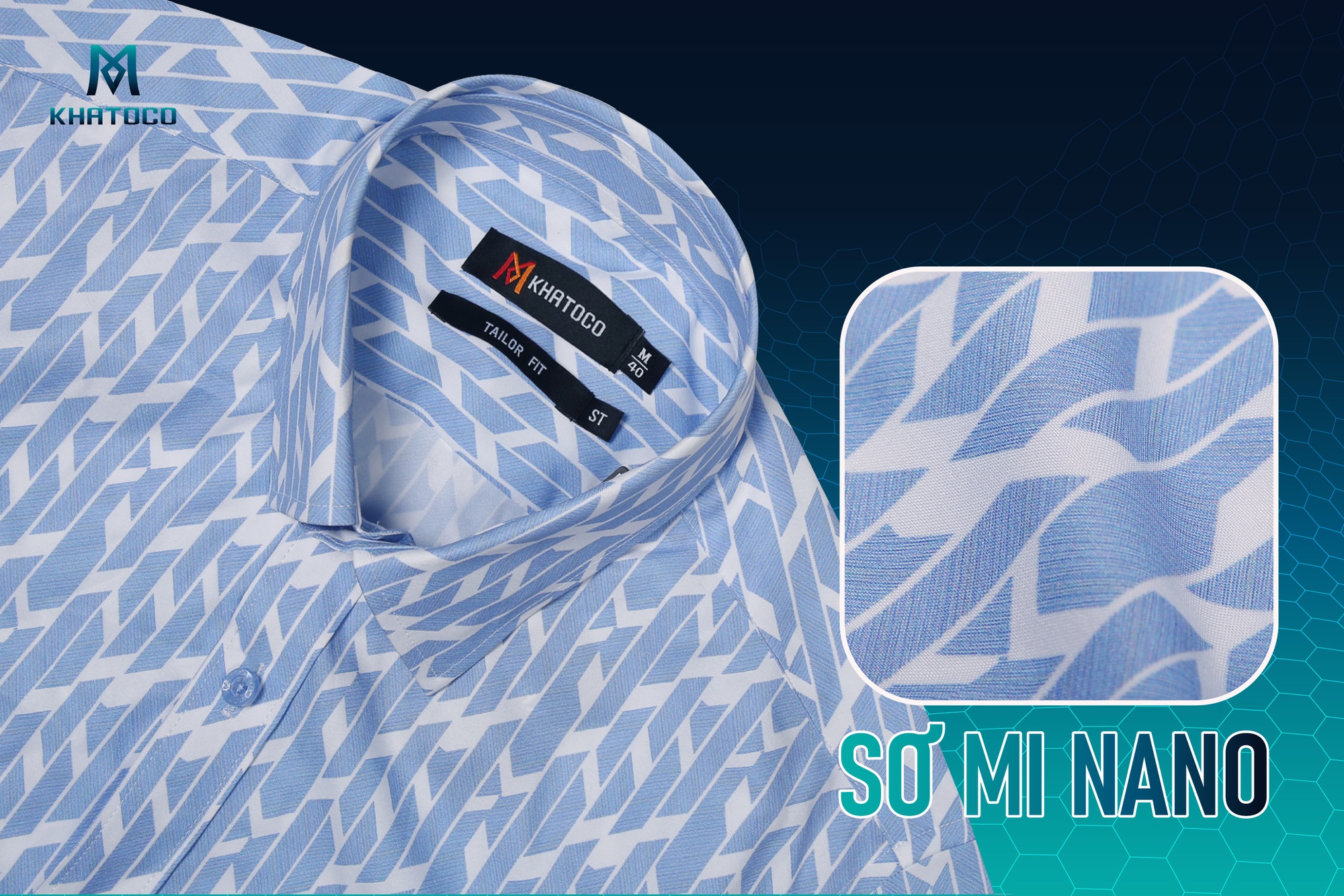 Sơ mi Nano – chất liệu vượt trội cho quý ông công sở