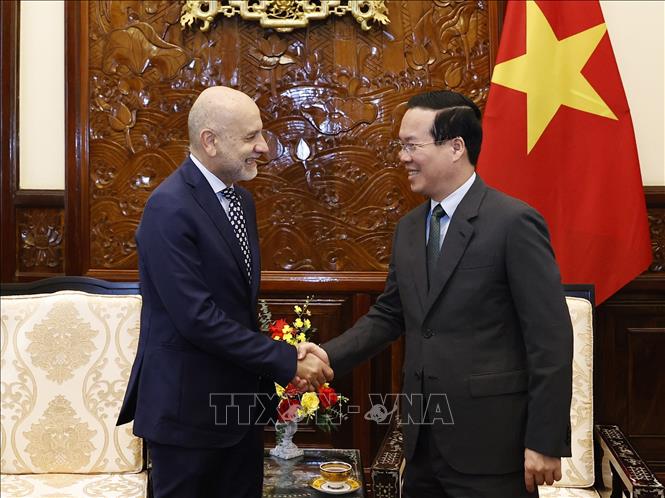 Tổng thống Ý rất ấn tượng cuộc gặp Chủ tịch nước Võ Văn Thưởng - Ảnh 1.