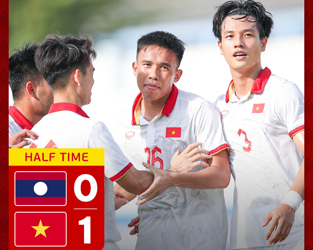 Vượt qua Lào, U23 Việt Nam rộng cửa vào bán kết Giải Đông Nam Á 2023