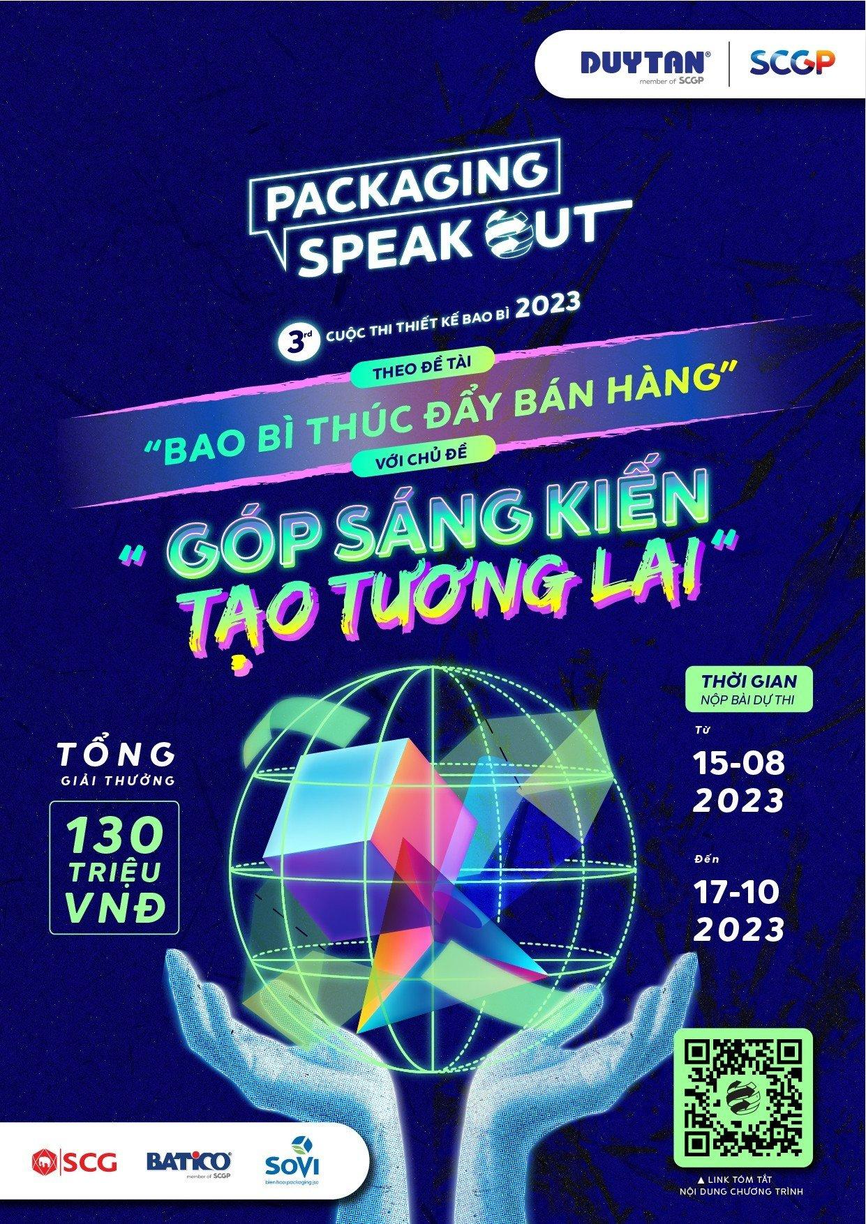 Khởi động Cuộc thi thiết kế bao b&igrave; SCGP Packaging Speak Out 2023 - Ảnh 1.