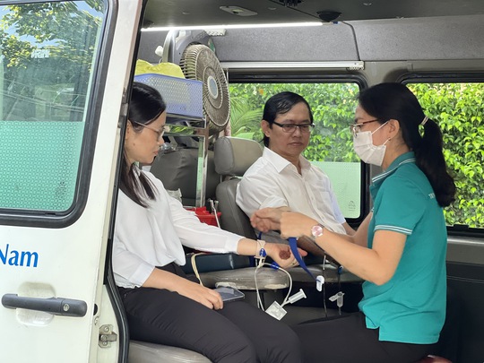 Đoàn viên - lao động Sawaco hiến máu cứu người - Ảnh 4.