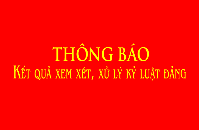 Một loạt cán bộ ở Thanh Hóa bị kỷ luật