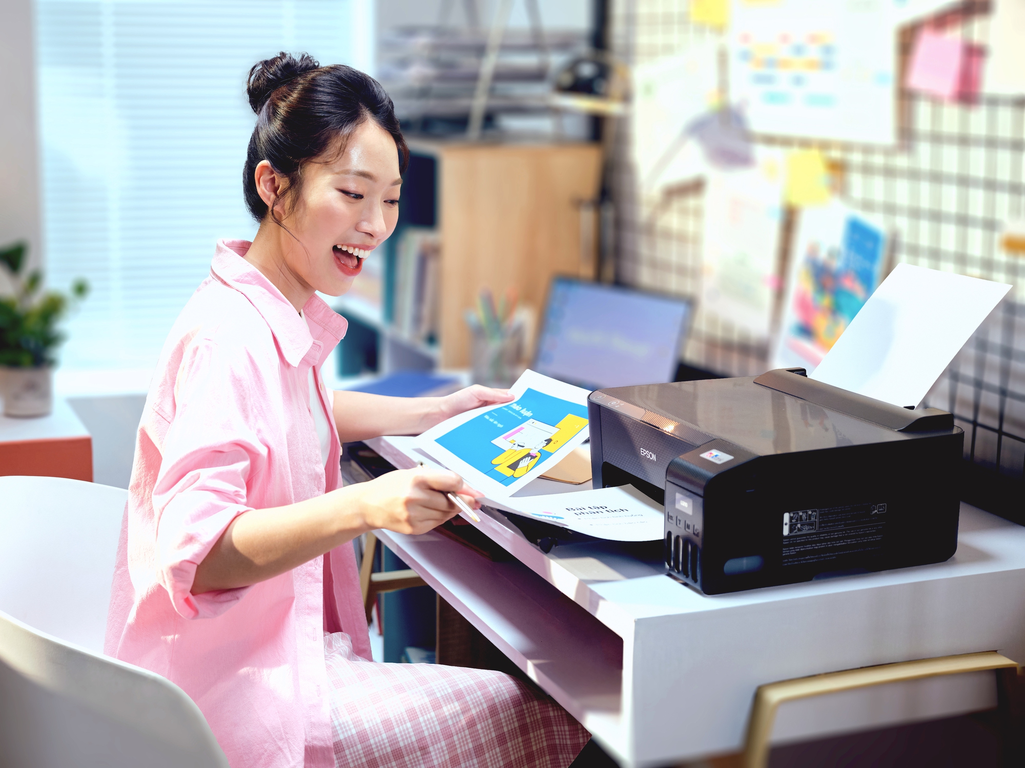 MC Khánh Vy đồng hành cùng Epson EcoTank lan tỏa nguồn cảm hứng - Ảnh 1.