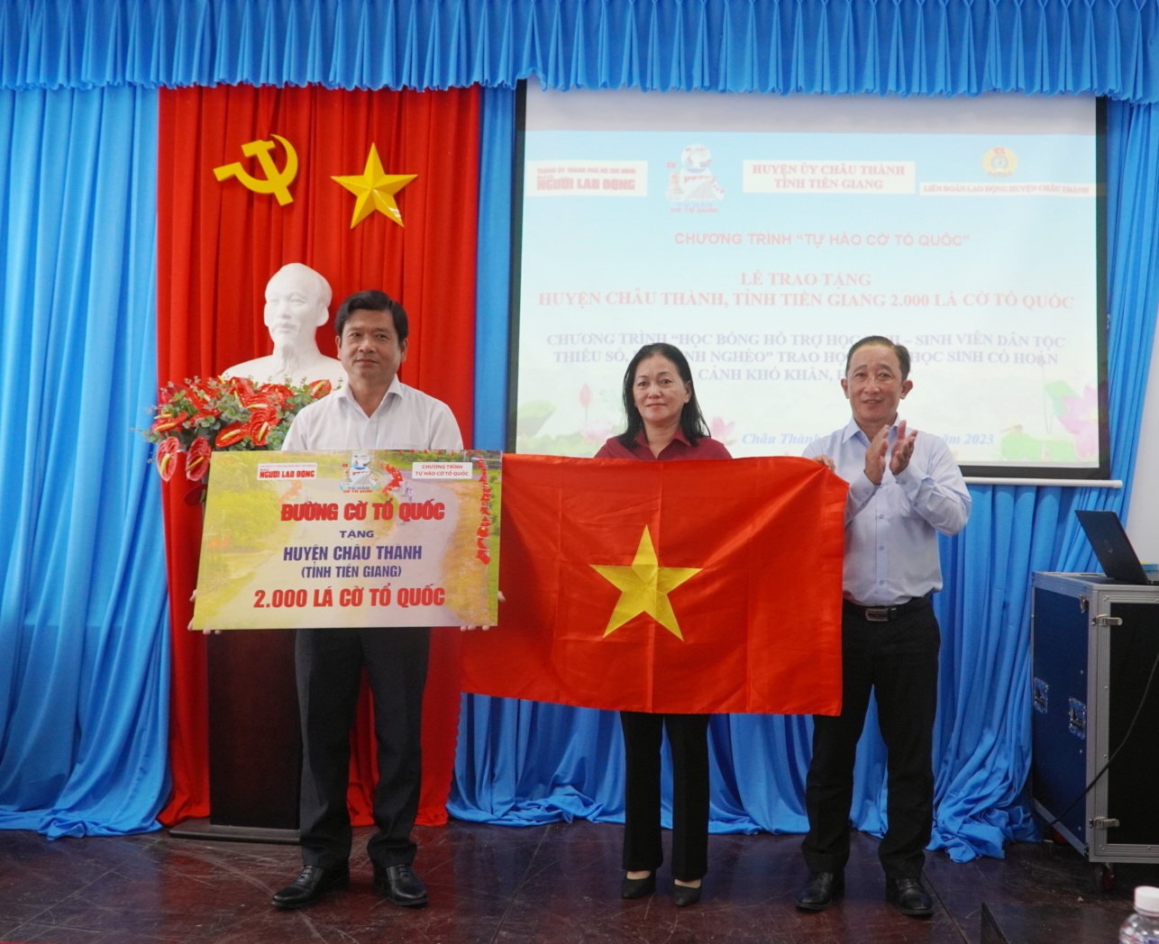 Sắp có thêm 2 tuyến Đường cờ Tổ quốc tại huyện Châu Thành, tỉnh Tiền Giang