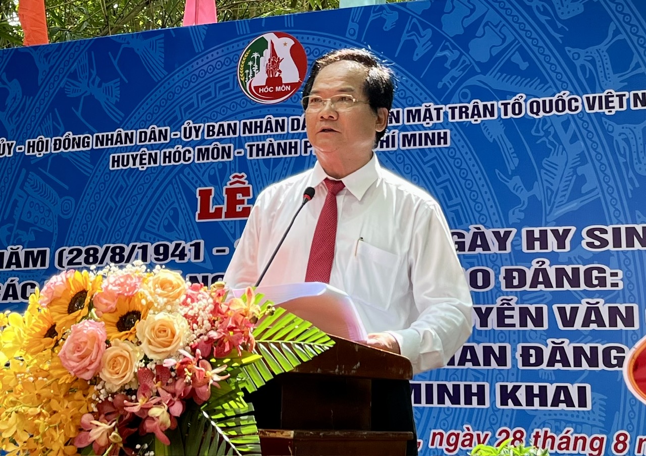 H&igrave;nh ảnh huyện H&oacute;c M&ocirc;n long trọng tổ chức Lễ giỗ 5 nguy&ecirc;n l&atilde;nh đạo Đảng - Ảnh 5.