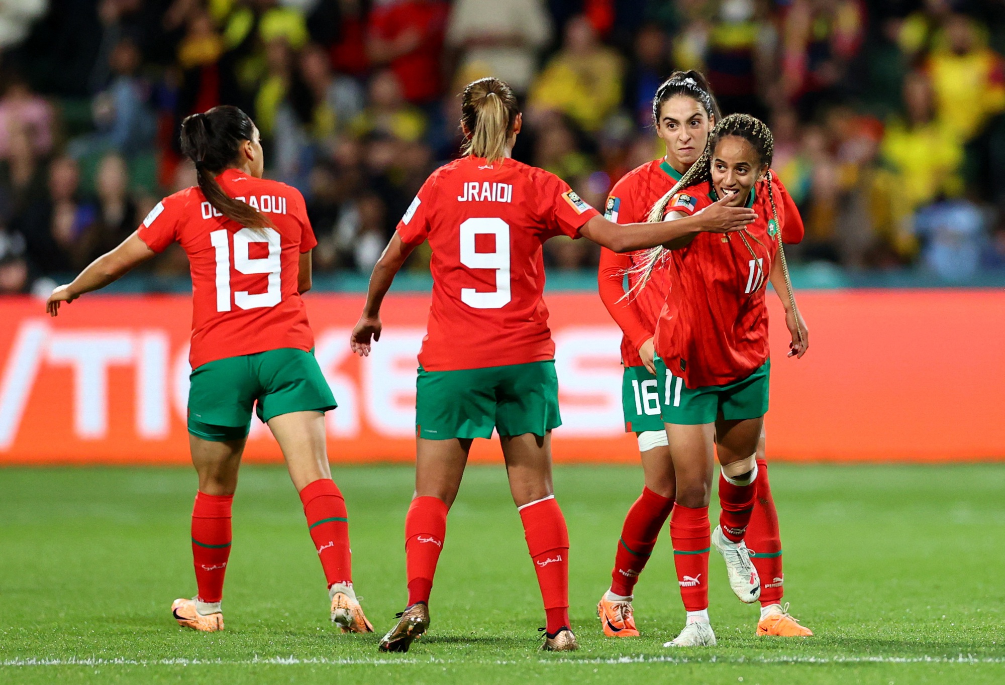 Morocco lập kỳ t&iacute;ch, Đức lần đầu bị loại ở v&ograve;ng bảng World Cup nữ - Ảnh 7.