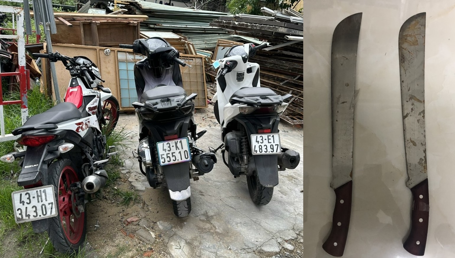 Bắt h&agrave;ng loạt đối tượng tham gia hỗn chiến giữa 2 băng nh&oacute;m ở Đ&agrave; Nẵng - Ảnh 2.