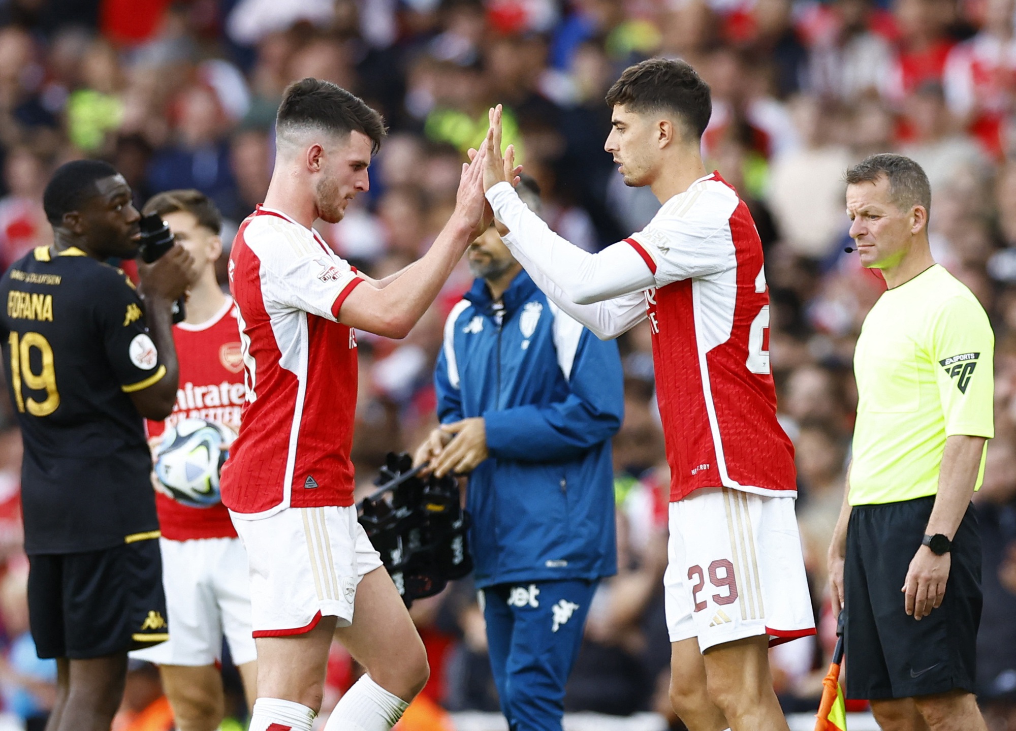 Thắng luân lưu 11 m Monaco, Arsenal vô địch Emirates Cup - Ảnh 4.