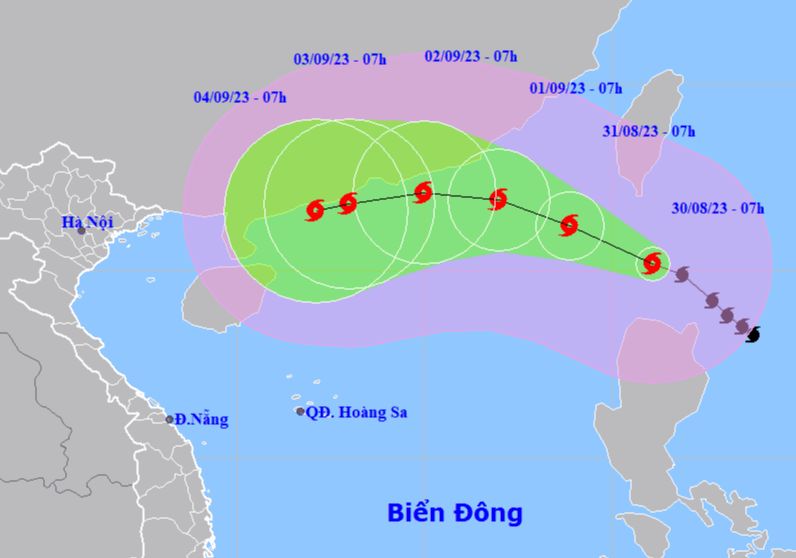 Bão SAOLA giật cấp 17 có ảnh hưởng đến đất liền dịp Lễ 2-9? - Ảnh 1.