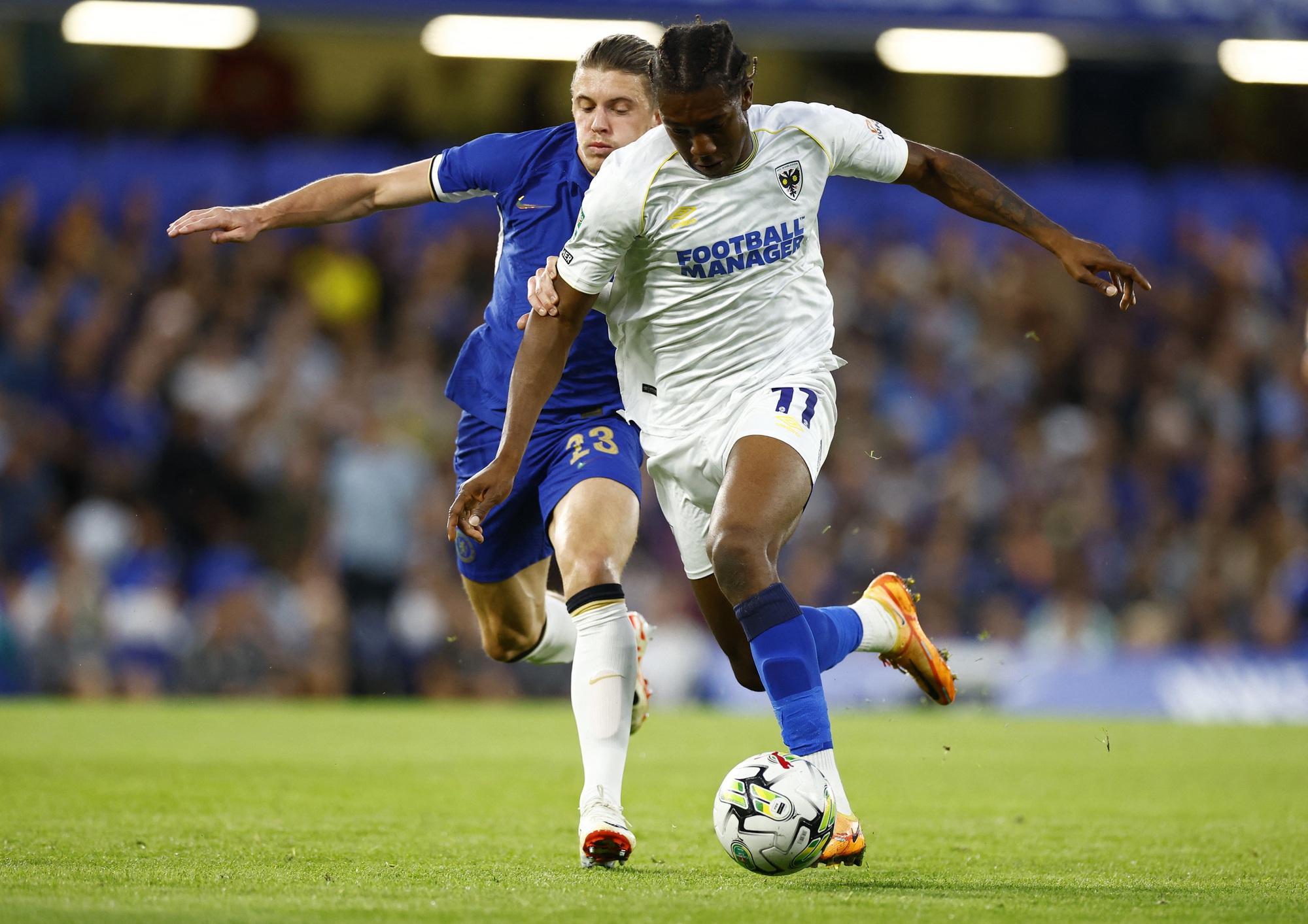 Sao 107 triệu bảng lập c&ocirc;ng, Chelsea thắng chật vật đội b&oacute;ng Hạng tư tại League Cup - Ảnh 1.