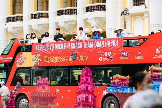 Hà Nội miễn phí vé xe bus 2 tầng trong 4 ngày nghỉ dịp 2-9