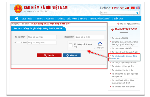 Hướng dẫn tra cứu thông tin đóng BHXH tự nguyện, BHYT online - Ảnh 3.