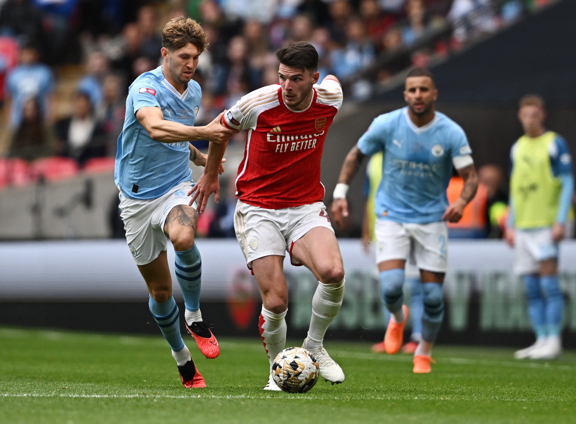 Thua ở loạt 11 m, Man City mất Siêu cúp Anh về tay Arsenal - Ảnh 2.