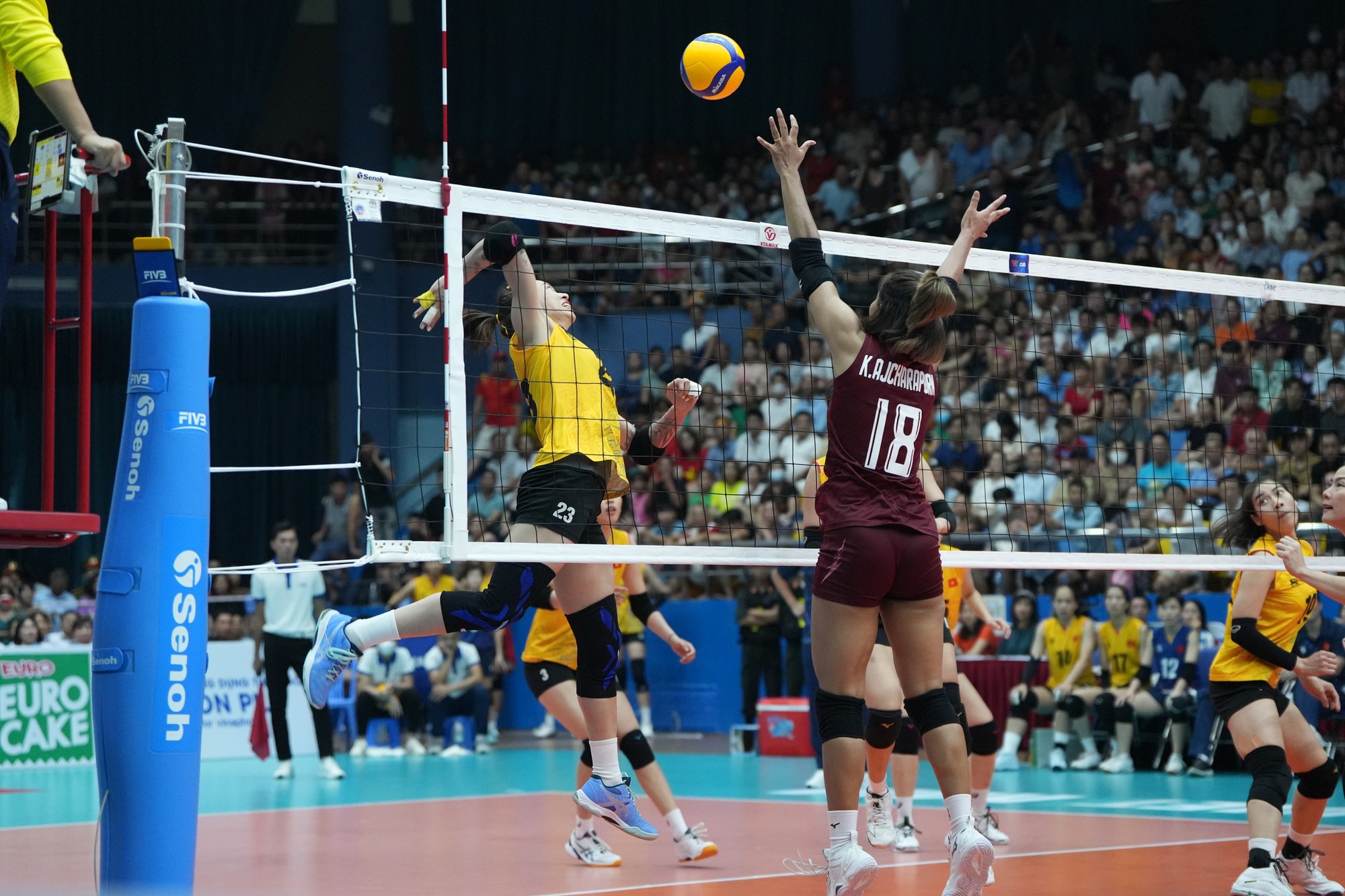 Lật đổ Thái Lan bất thành, tuyển nữ Việt Nam nhận ngôi á quân SEA V-League - Ảnh 6.