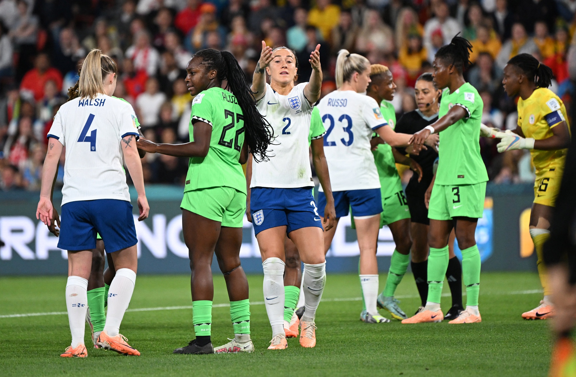 World Cup nữ 2023: Thiếu người, đội Anh thắng nhọc  Nigeria tr&ecirc;n chấm 11 m - Ảnh 5.