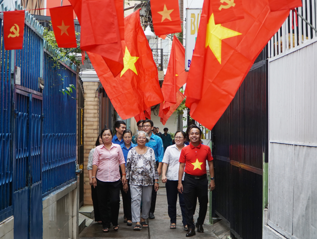 Khánh thành "Đường cờ Tổ quốc" tại quận 3 - TP HCM