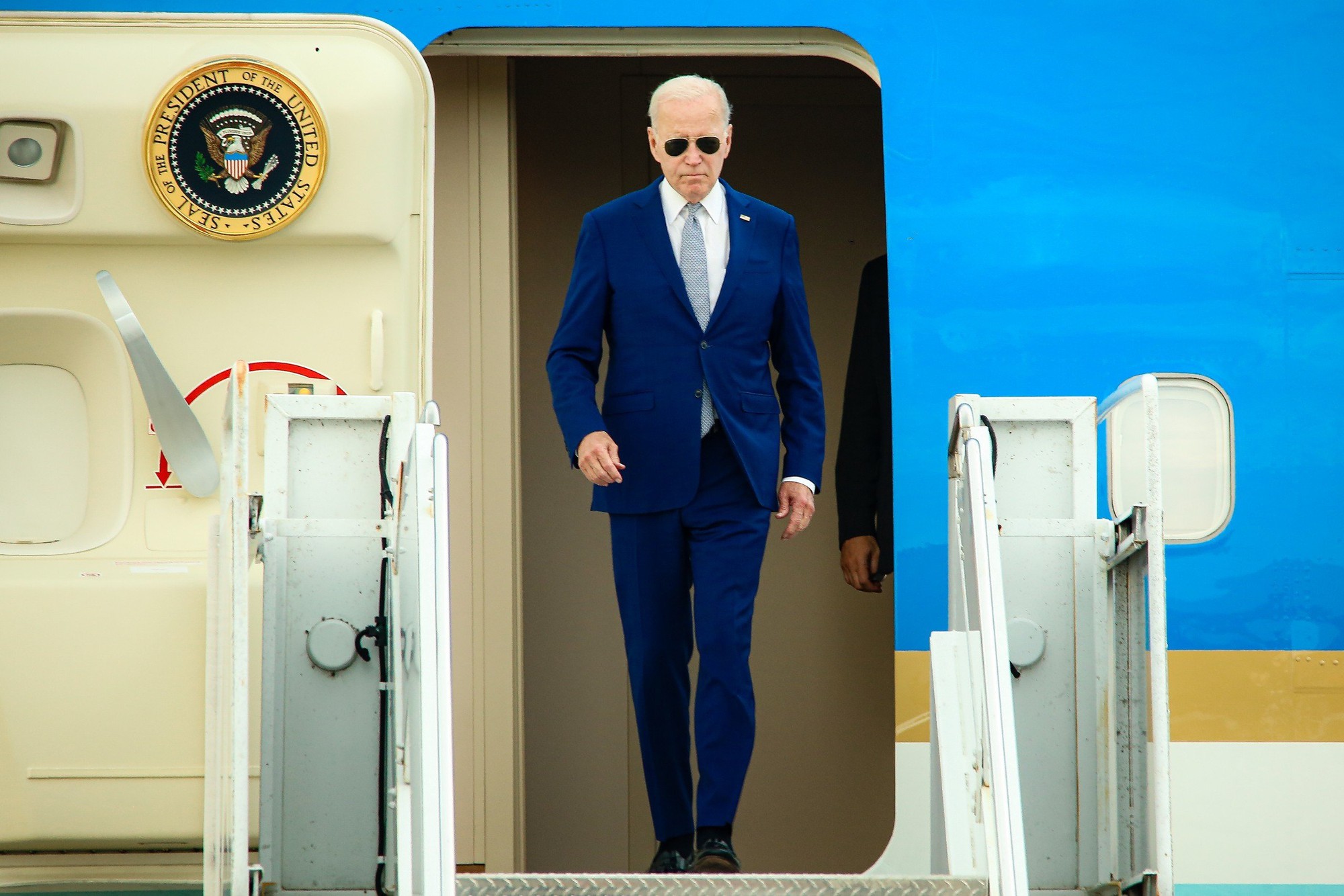 Tổng thống Mỹ Joe Biden đến Nội Bài, thăm cấp Nhà nước tới Việt Nam